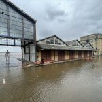 Imagens exclusivas mostram o interior do Cais Mauá no pico da enchente
