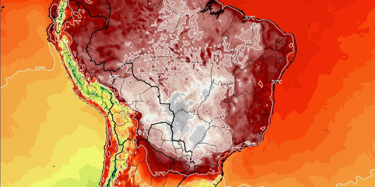 Brasil terá onda de calor excepcional com 40ºC a 45ºC e risco à vida