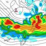 Veja em mapas as regiões que terão mais chuva e vento pelo ciclone