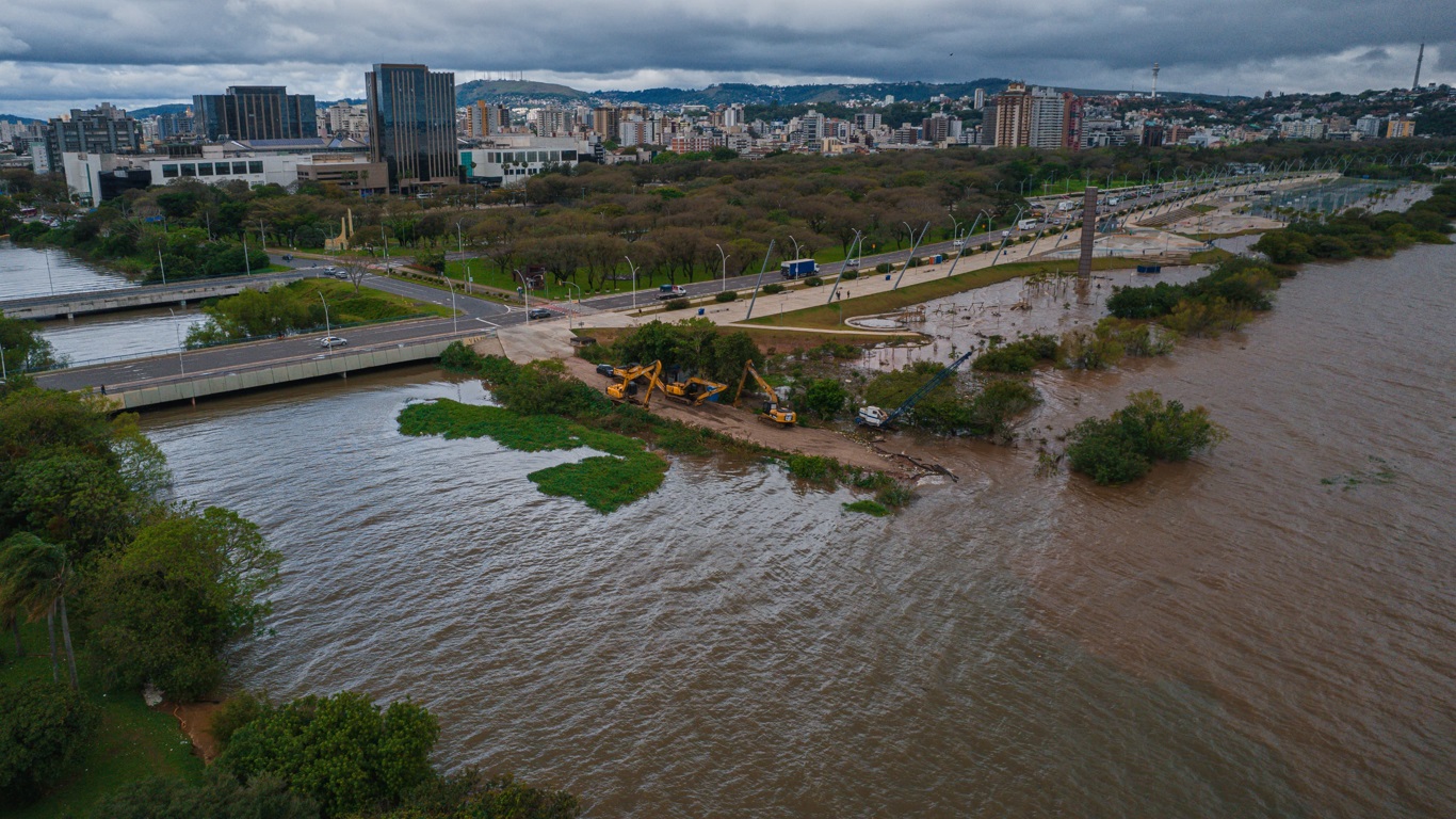 Imagens Aéreas Mostram A Enchente Do Guaíba Em Porto Alegre 