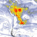 Primeiro corredor de fumaça da Amazônia do ano chega ao Sul do Brasil