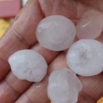 Temporais de granizo atingem o estado e vão se repetir nesta terça