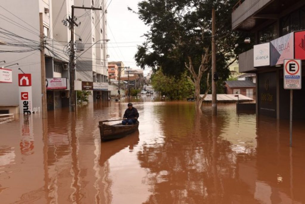 Cheia do Taquari é segunda maior da história e se aproxima de 1941