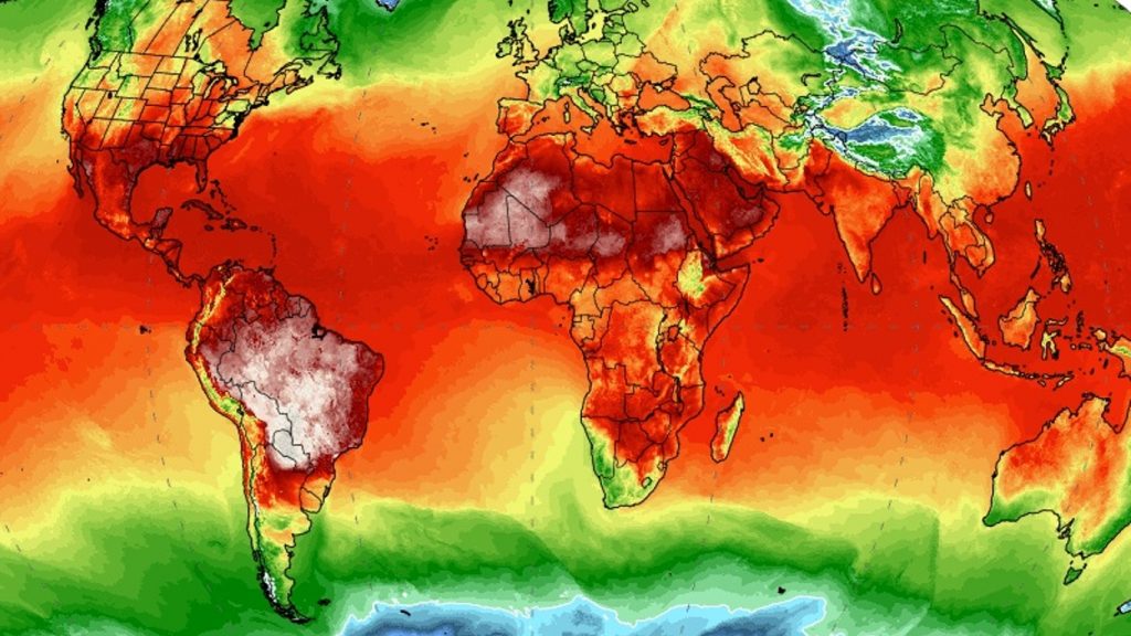 Brasil será um dos lugares mais quentes do planeta neste fim de semana