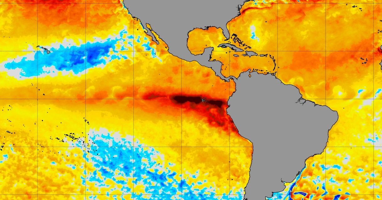 <span class="entry-title-primary">Aquecimento do Pacífico é o maior desde o Super El Niño de 2015</span> <h2 class="entry-subtitle">Fenômeno El Niño se intensifica no Oceano Pacifico Equatorial e tendência é seguir ganhando força nas próximas semanas  </h2>