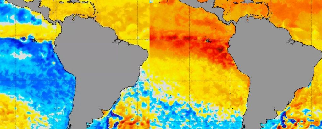 De La Niña para El Niño: de neve para granizo no início da primavera