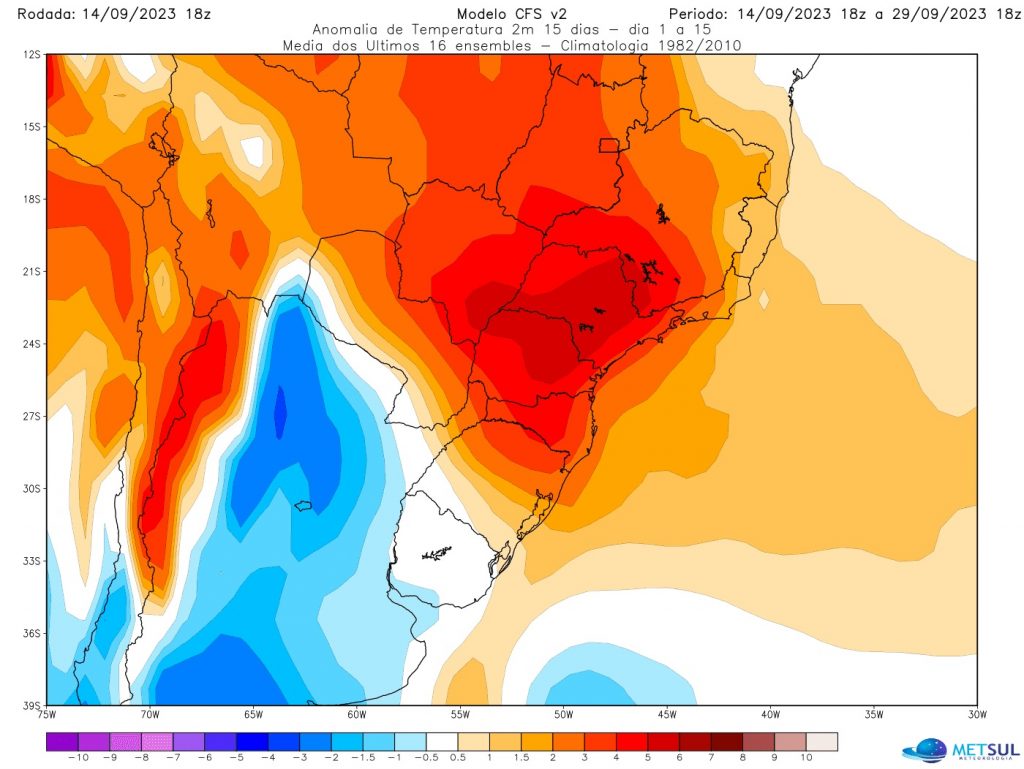 Como ficará o clima nesta segunda quinzena de setembro