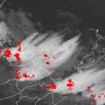 Quinta-feira começa com chuva e alguns temporais isolados na fronteira