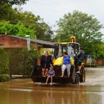 Cheia do Rio dos Sinos atinge várias cidades da Grande Porto Alegre