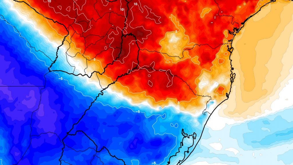 Tarde com calor de verão de 37ºC e frio de inverno de 11ºC no mesmo estado