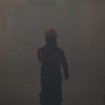 Mapa mostra Manaus rodeada por fogo; qualidade do ar segue péssima