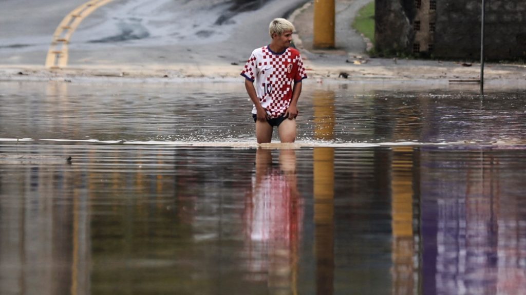 Chuva de dois meses em apenas duas semanas em Santa Catarina