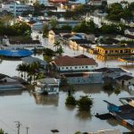 Imagens aéreas mostram a enchente no Alto Vale do Itajaí, veja as fotos