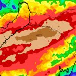 Chuva volta forte neste início de semana com risco de mais enchentes
