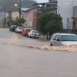 Chuva passa de 100 mm e causa alagamentos no Rio Grande do Sul