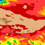 Chuva volumosa neste começo de semana em parte do Rio Grande do Sul