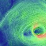 Ciclone se formará na costa nesta terça sem previsão de vento intenso