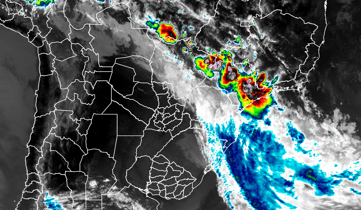<span class="entry-title-primary">Frente fria leva chuva e temporais ao Centro-Oeste e Sudeste do Brasil</span> <h2 class="entry-subtitle">Frente fria chegou ao Centro do Brasil após provocar muita chuva e fortes tempestades nos estados do Sul do país </h2>