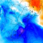 Forte massa de ar frio para outubro vai chegar ao Brasil com geada