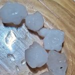 Semana começa no Rio Grande do Sul com chuva de 100 mm e granizo