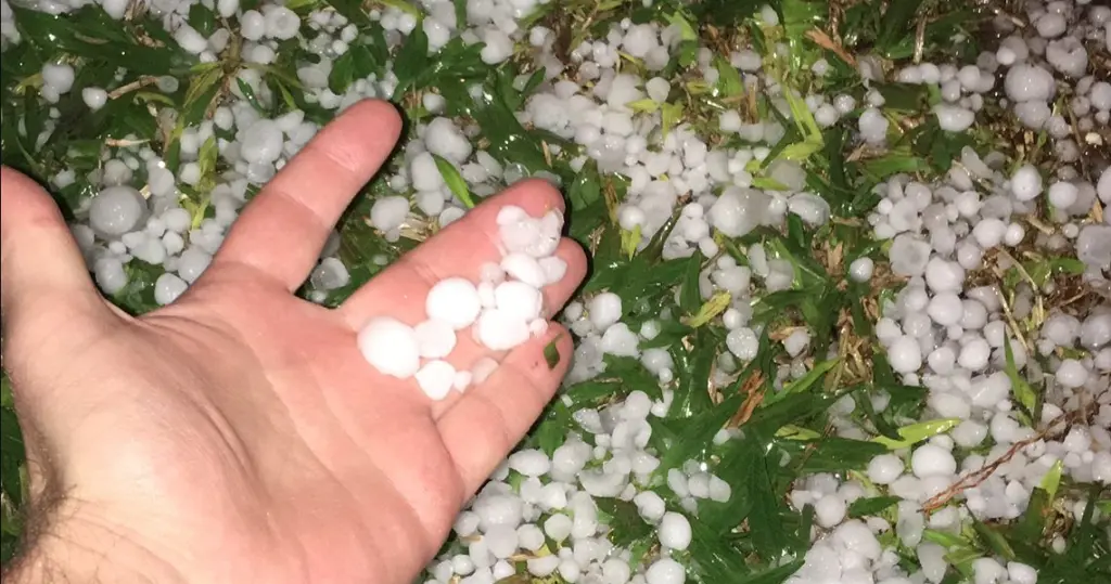 Granizo é o maior risco nos temporais deste começo de semana