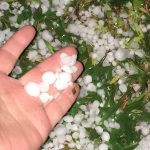 Granizo é o maior risco nos temporais deste começo de semana