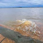 Guaíba recua após ter atingido o cais pela segunda vez em quatro dias