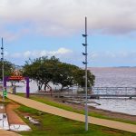 Guaíba sobe após recuar ao menor nível em um mês em Porto Alegre