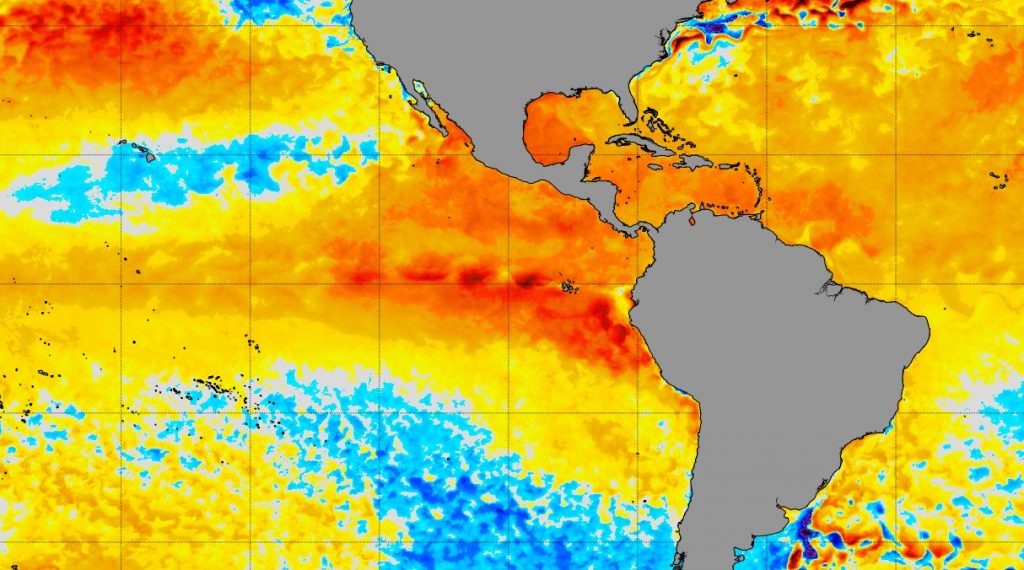 Como está o El Niño neste começo de outubro