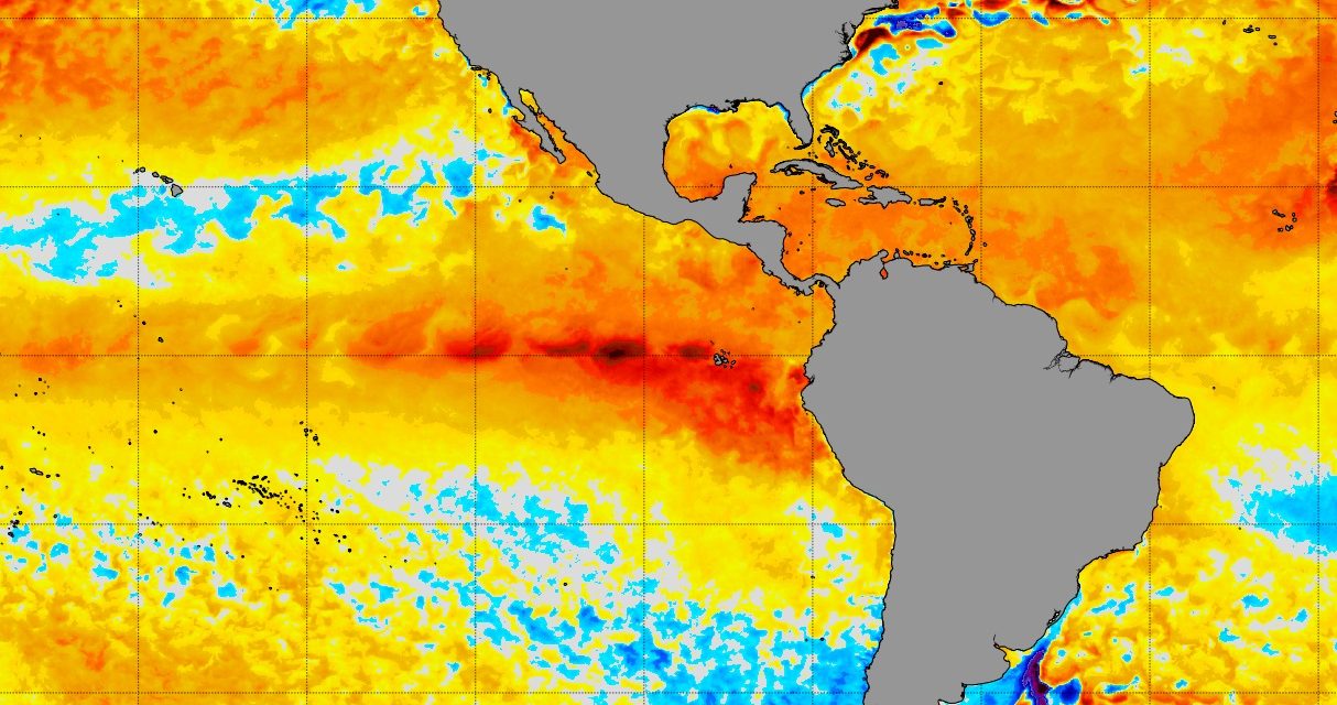 <span class="entry-title-primary">Confira a última projeção sobre quando acaba o El Niño</span> <h2 class="entry-subtitle">Dados da agência de clima dos Estados Unidos mostram estabilização na intensidade do El Niño durante as últimas semanas </h2>