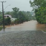 Chuva acima de 200 mm no Norte gaúcho eleva rios com novas enchentes