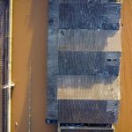 Fotos aéreas mostram a cheia do Guaíba no Centro de Porto Alegre