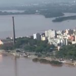 Vídeos: imagens feitas de aviões mostram a enchente em Porto Alegre