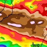 Alerta de grave risco de enchentes por chuva extrema no Sul do Brasil