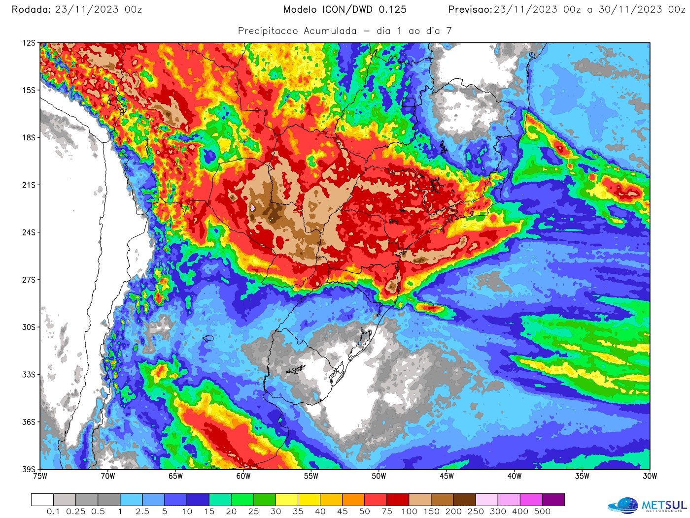 São Paulo terá chuva nesta semana - MetSul Meteorologia