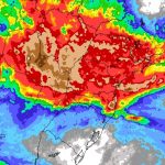 Chuva volumosa entre o Centro-Oeste, Sul e o Sudeste do Brasil