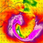 Ciclone intenso na costa trará ventania, muita chuva e fortes tempestades