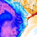 Forte massa de ar frio para novembro ingressa no Brasil e trará geada