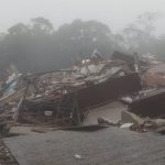 Prédio desaba e rachaduras aumentam após chuva em Gramado