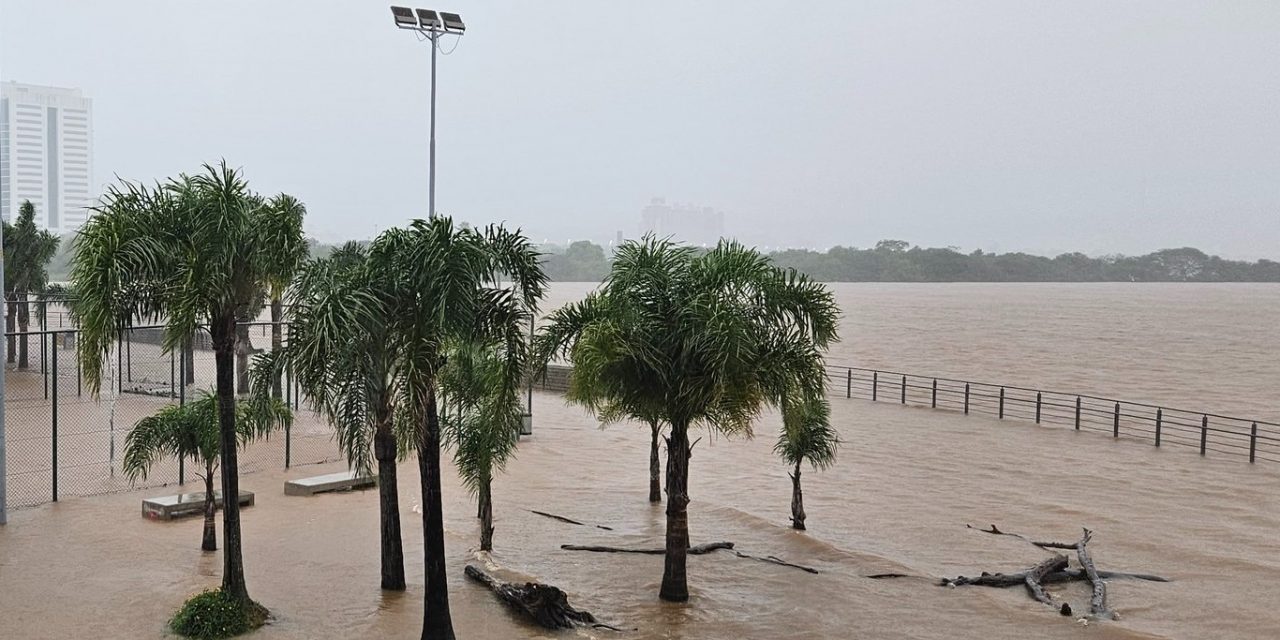 Chuva, garoa, vento, queda de temperatura e ainda enchente