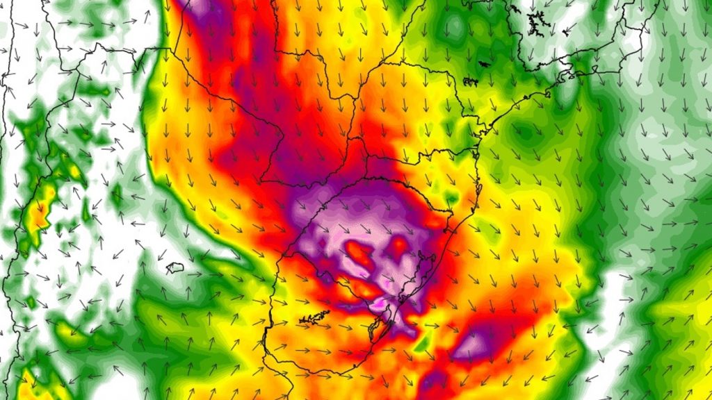 Jato traz calor de 30ºC na madrugada e vento de quase 100 km/h