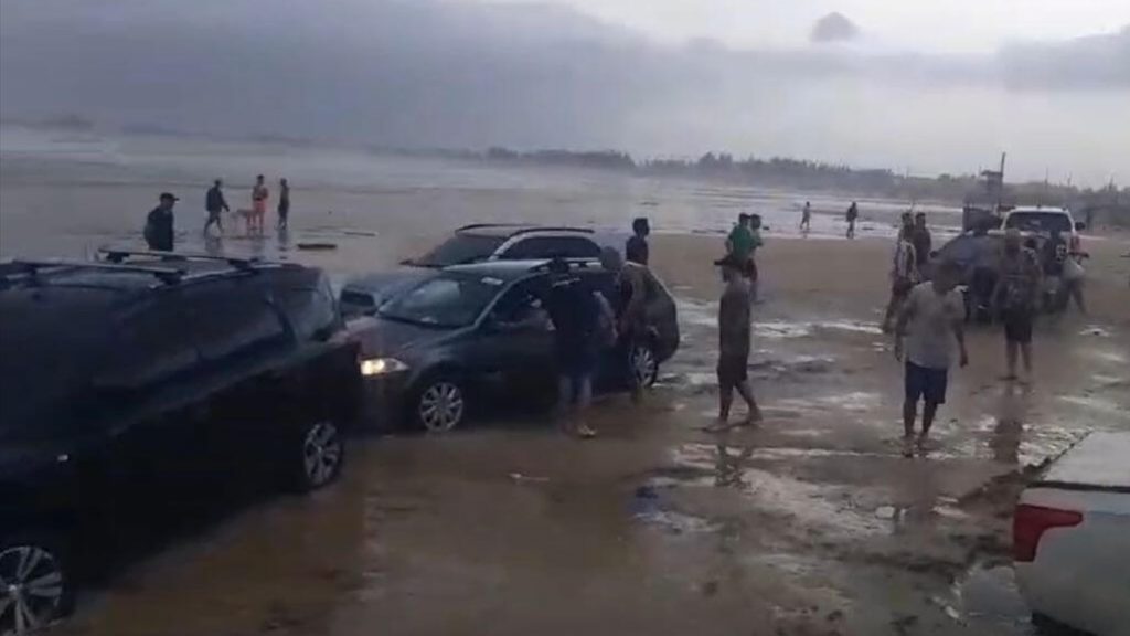 Tsunami meteorológico atinge o Sul de Santa Catarina