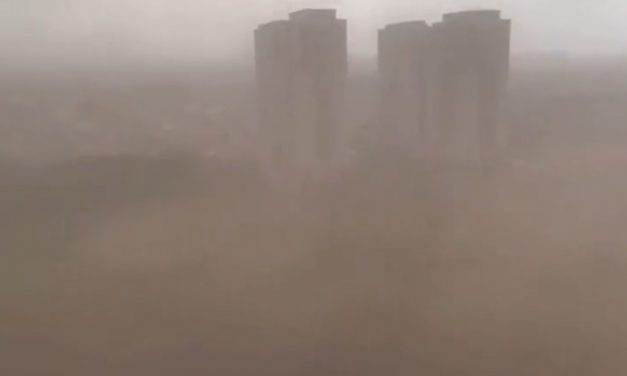 Após calorão, seca, fumaça e vendaval, Manaus tem tempestade de areia