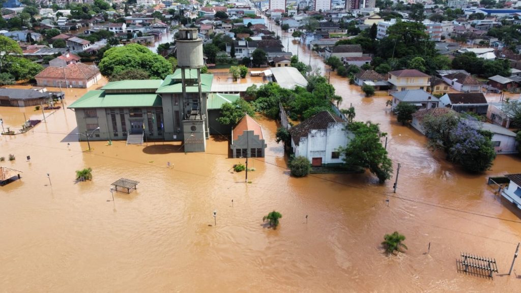 Rio Caí atinge marca histórica com maior nível desde a enchente de 1941