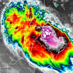 Sistema de tempestades se forma sobre o Rio Grande do Sul