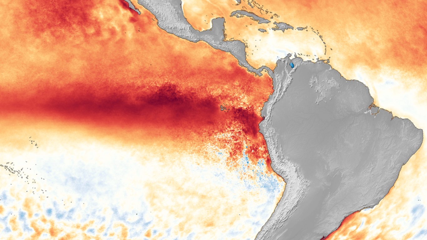 <span class="entry-title-primary">Pacífico atinge patamar de Super El Niño; veja os impactos na sua região</span> <h2 class="entry-subtitle">Anomalia de temperatura do mar no Pacífico Centro-Leste rompe marca de 2ºC pela primeira vez desde 2016 e atinge patamar de Super El Niño</h2>