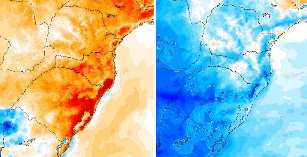 Choque térmico da virada: de calor de quase 40ºC para frio fora de época