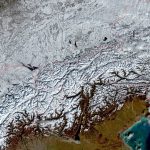 Incrível imagem de satélite registra nevasca histórica na Europa