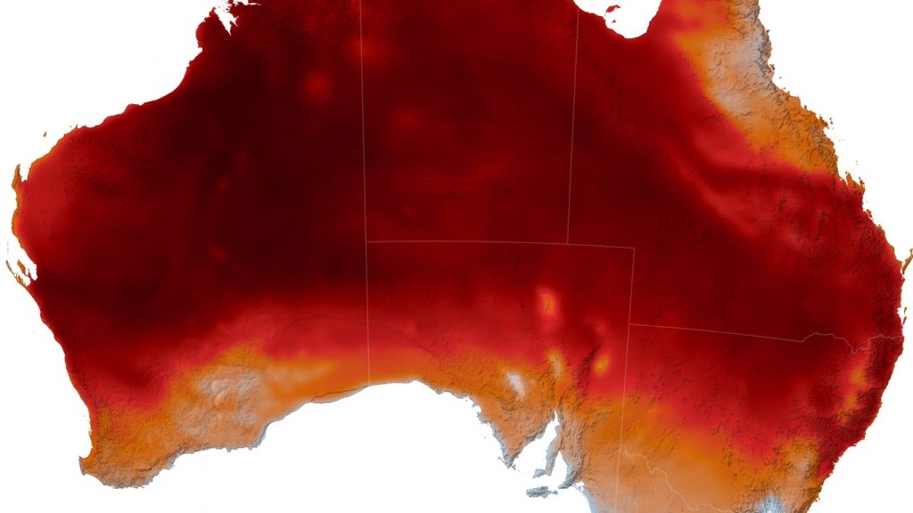 Verão começa com força na Austrália, quebra recordes e provoca fogo