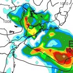 Baixa pressão na costa traz risco de chuva intensa no Sudeste do Brasil